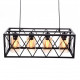 Подвесная люстра Lumina Deco Nortis LDP 11535-4 BK