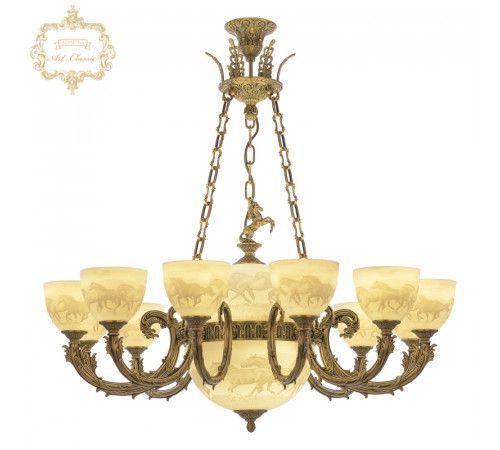 Подвесная люстра Art Classic 31.1009P.12.250.FP.P1.U.Horse.Y4.FH1M