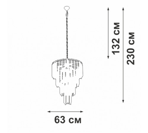 Подвесная люстра Vitaluce V5892-9/10 Подвесная люстра Vitaluce V5892-9/10