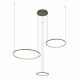 Подвесная люстра Nowodvorski Circolo Led M Silk Oliv E 11398