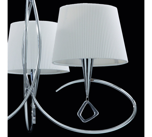 Подвесная люстра Mantra Mara Chrome - White 1640