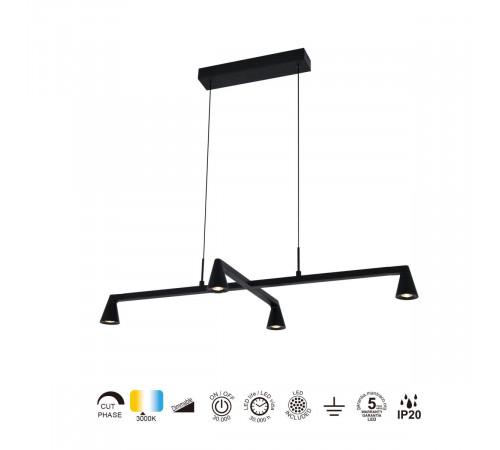 Подвесная люстра Mantra Africa 9410