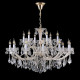 Подвесная люстра Crystal Lux CRISTELLE SP12+6 GOLD