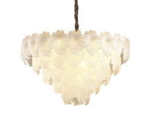 Подвесная люстра Delight Collection Crystal leaf 6302P/D800 gold/white