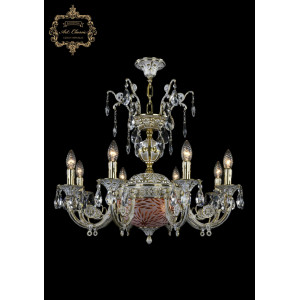 Подвесная люстра Art Classic 31.22.8.KR175SP.250IT.GW.Sp.Amber.White.1A