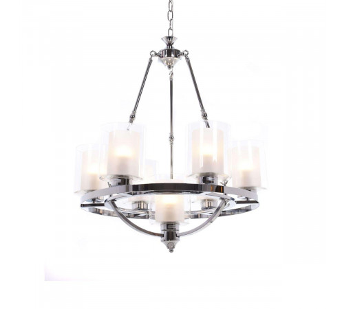 Подвесная люстра Lumina Deco Santini LDP 1220-7 CHR+WT