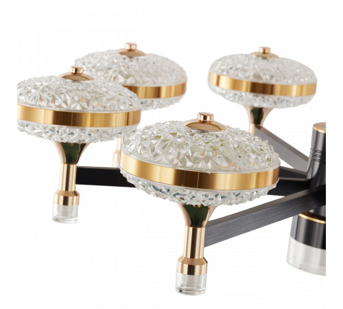 Подвесная люстра Arte Milano Ferrara 273059/8 BK/GD