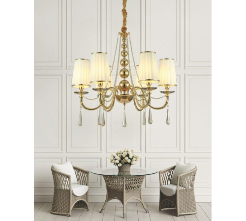 Подвесная люстра Lumina Deco Fabione LDP 1200-6 F.GD
