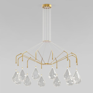 Подвесная люстра Eurosvet Birne 201002/12 латунь Smart a071499