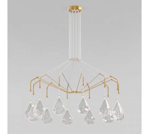 Подвесная люстра Eurosvet Birne 201002/12 латунь Smart a071499