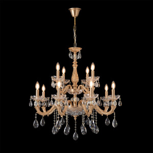 Подвесная люстра Crystal Lux ELIZABETH SP8+4 BRASS