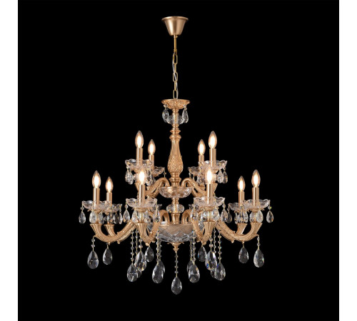 Подвесная люстра Crystal Lux ELIZABETH SP8+4 BRASS