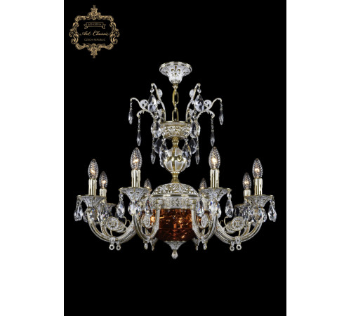 Подвесная люстра Art Classic 31.22.8.KR175SP.250IT.GW.Sp.Amber.1B