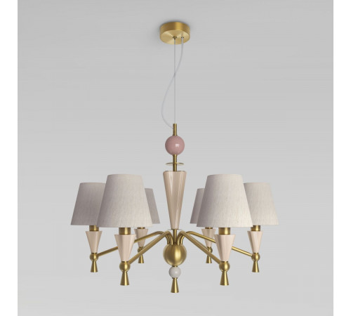 Подвесная люстра Eurosvet Teja 101014/6 латунь Smart a072038