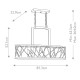 Подвесная люстра Hinkley Nest HK-NEST4-ISLE-SL