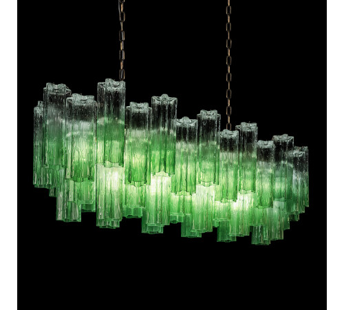 Подвесная люстра Loft IT Murano 10580/1000R Clear green