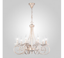 Подвесная люстра Eurosvet 22404/8 белый с золотом