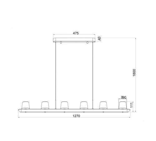 Подвесная люстра Mantra Alabastro 9436