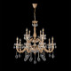 Подвесная люстра Crystal Lux ELIZABETH SP8+4 BRASS