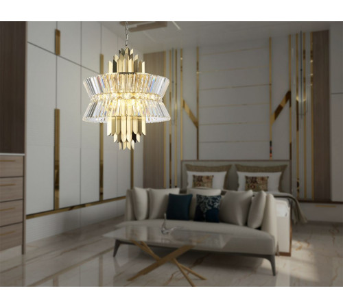 Подвесная люстра Ambrella Light High Light Crystal LH41017 Подвесная люстра Ambrella Light High Light Crystal LH41017