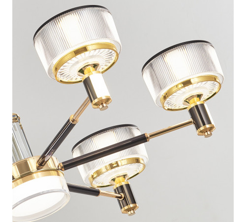 Подвесная люстра Arte Milano Neapolis 276210/6 BK/GD