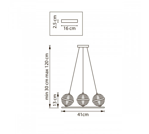 Подвесная люстра Lightstar Acrile G9 737033