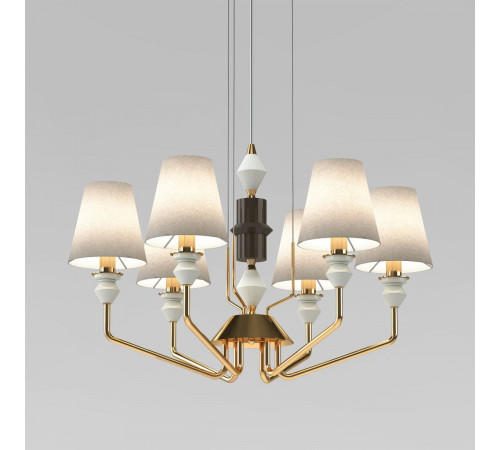 Подвесная люстра Eurosvet Olaria 101012/6 латунь Smart a071403