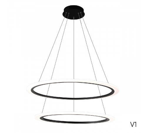 Подвесная люстра Crystal Lux MANZANA SP53W LED BLACK Подвесная люстра Crystal Lux MANZANA SP53W LED BLACK