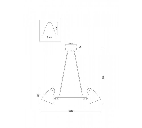 Подвесная люстра Freya Falke Market FR8001PL-05WG