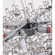 Подвесная люстра Delight Collection P7838-W80 chrome