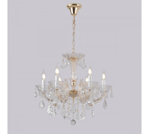 Подвесная люстра Crystal Lux CRISTELLE SP6 GOLD