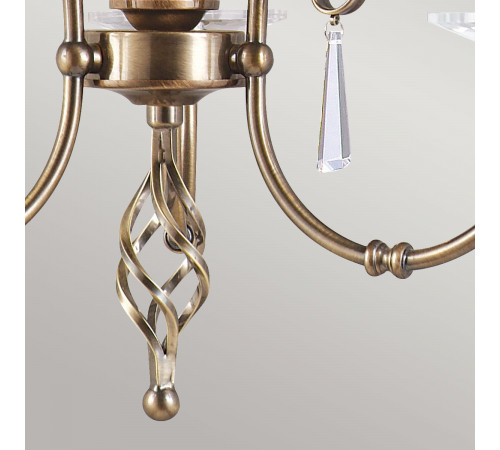 Подвесная люстра Elstead Lighting AG3-AGED-BRASS