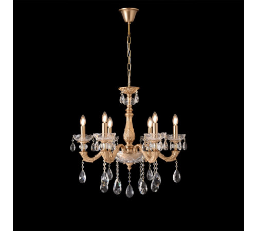 Подвесная люстра Crystal Lux ELIZABETH SP6 BRASS