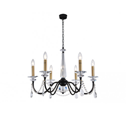 Подвесная люстра Newport 3976/C black+brass М0071828
