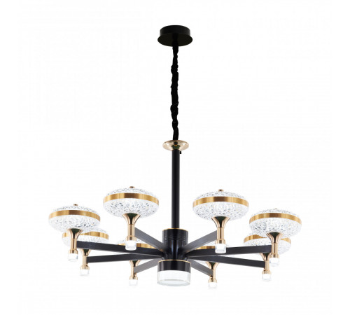 Подвесная люстра Arte Milano Ferrara 273059/8 BK/GD