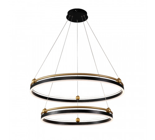 Подвесная люстра Crystal Lux FERNANDO SP123W LED  BLACK/GOLD
