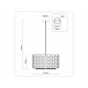 Подвесная люстра Ambrella Light High Light Crystal LH41003