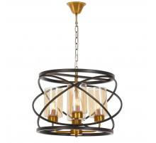 Подвесная люстра Lumina Deco LDP 8004-4 BK+MD