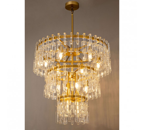 Подвесная люстра Ilamp Rockefeller 6355-750 BRASS