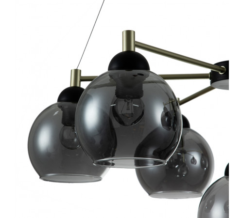 Подвесная люстра Indigo Grappoli 11029/7P Black V000216