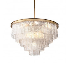 Подвесная люстра DeLight Collection Glace KG0998P-10R brass