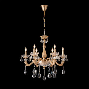 Подвесная люстра Crystal Lux ELIZABETH SP6 BRASS