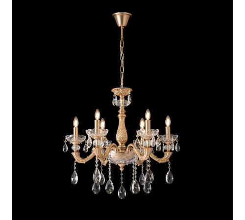 Подвесная люстра Crystal Lux ELIZABETH SP6 BRASS