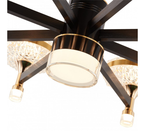 Подвесная люстра Arte Milano Ferrara 273059/8 BK/GD