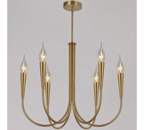 Подвесна люстра ILLUMICO IL0441-6P-79 BRASS VASE