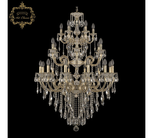 Подвесная люстра Art Classic 31.2117.12+6+6.300.3d.B.GW