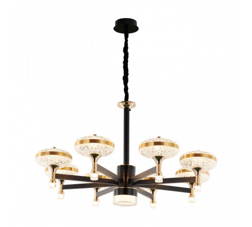 Подвесная люстра Arte Milano Ferrara 273059/8 BK/GD