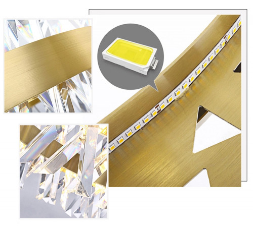 Подвесная люстра Delight Collection Akasha II 9967P/R/D800 gold Подвесная люстра Delight Collection Akasha II 9967P/R/D800 gold