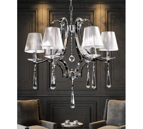 Подвесная люстра Lumina Deco Venisia LDP 8810-6 SL Подвесная люстра Lumina Deco Venisia LDP 8810-6 SL