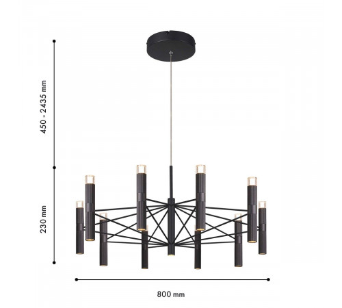Подвесная люстра Favourite Blick 4758-10P